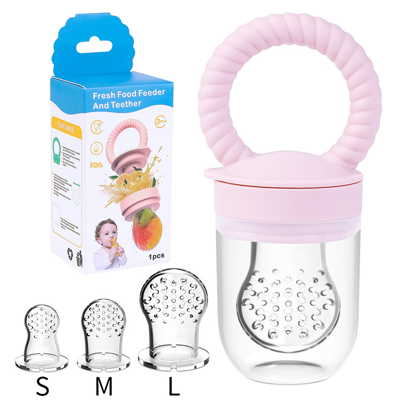 Baby Food Vegetables - จุกนมซิลิโคนป้อนอาหารเด็ก ปลอดสาร BPA เกรดสำหรับอาหาร ใช้ป้อนผลไม้และผักสำหรับเด็กเล็ก