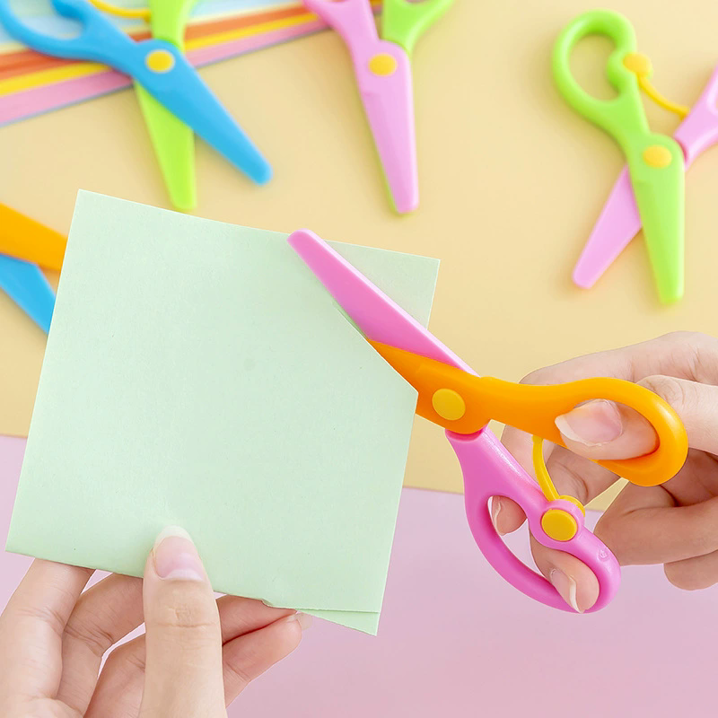 กรรไกรพลาสติกคู่สี Splicing Ha - Baby Food Scissors บทวิจารณ์และราคา