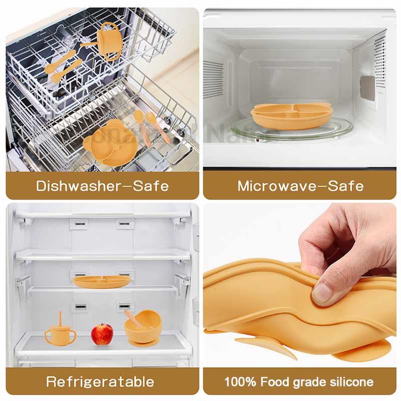 ชุดให้อาหารเด็กทารกจานชามอาหาร - Baby Food Menu บทวิจารณ์และราคา