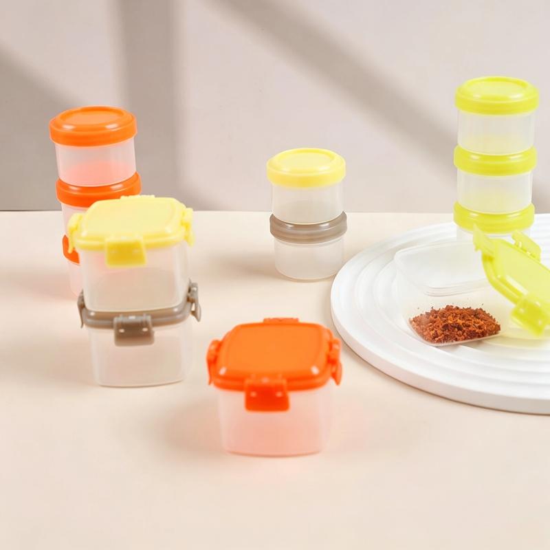 ชุดโหลใส่อาหารขนาดเล็ก PP แบบซ - Baby Food Jars With Lids บทวิจารณ์และราคา
